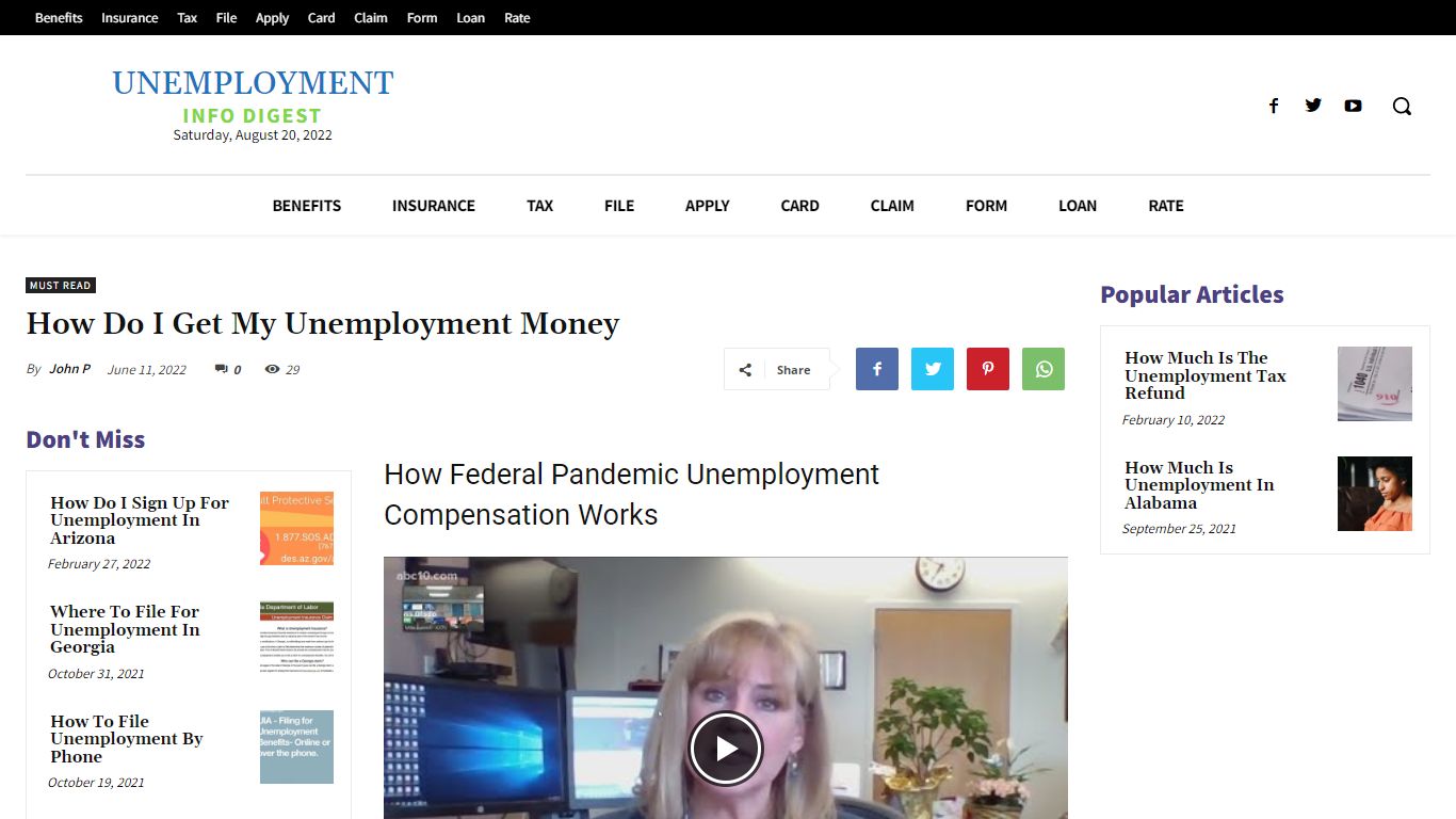 How Do I Get My Unemployment Money - UnemploymentInfo.com