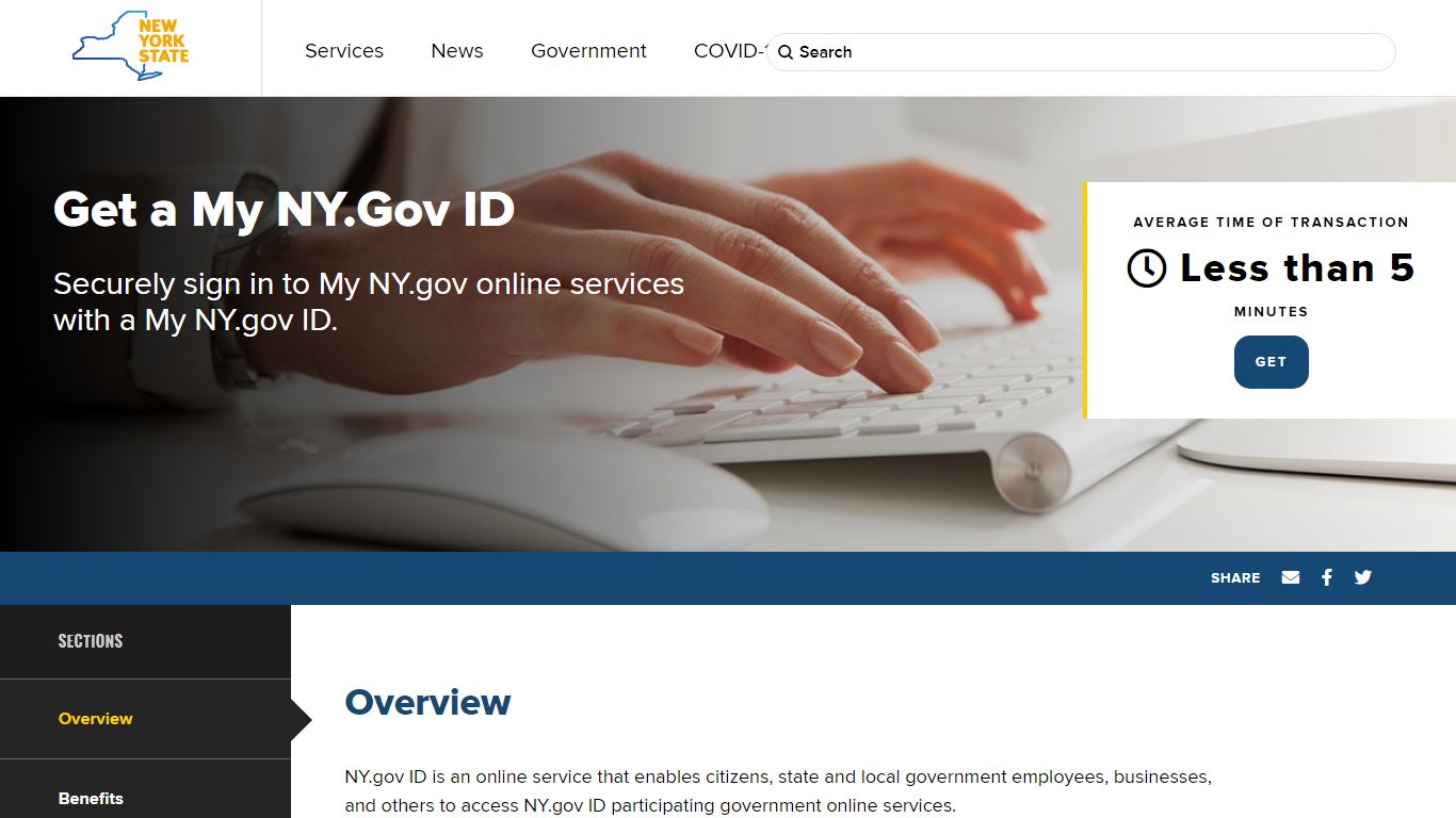 Get a My NY.Gov ID - The State of New York